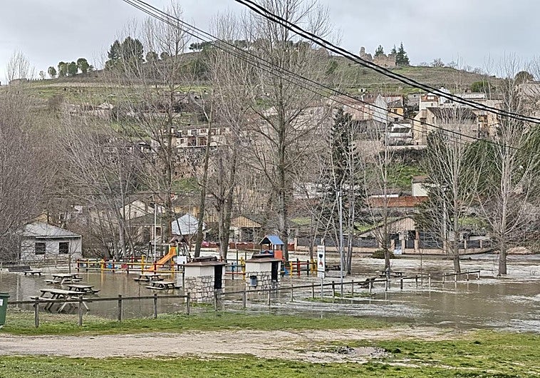 Las avenidas causan numerosos daños en los pueblos del Duratón